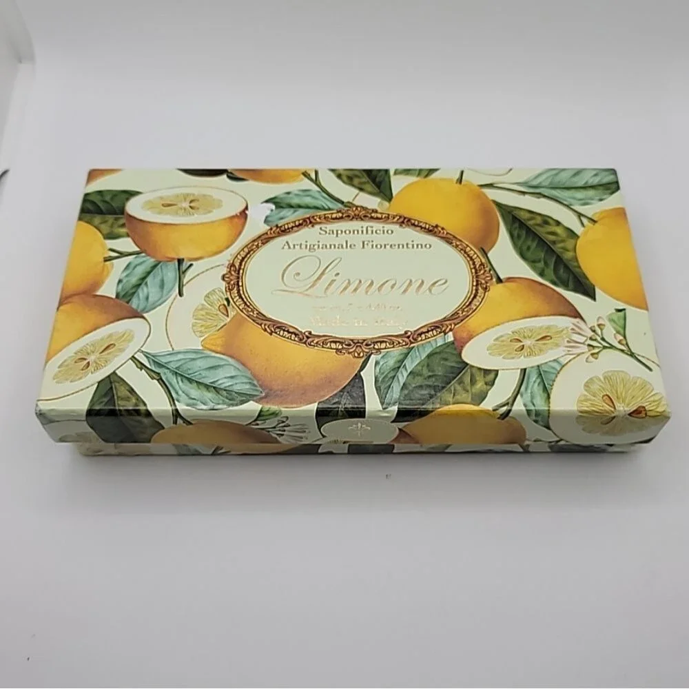 Saponificio Artigianale Fiorentino Lemon Scented Soaps (3) SEALED